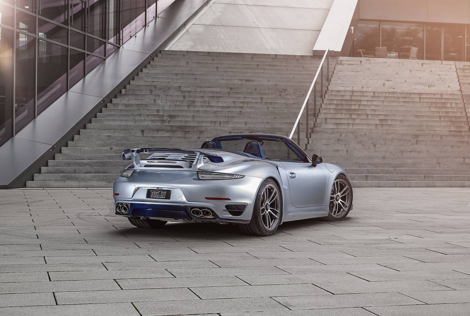 Порше 911 TECHART Blue