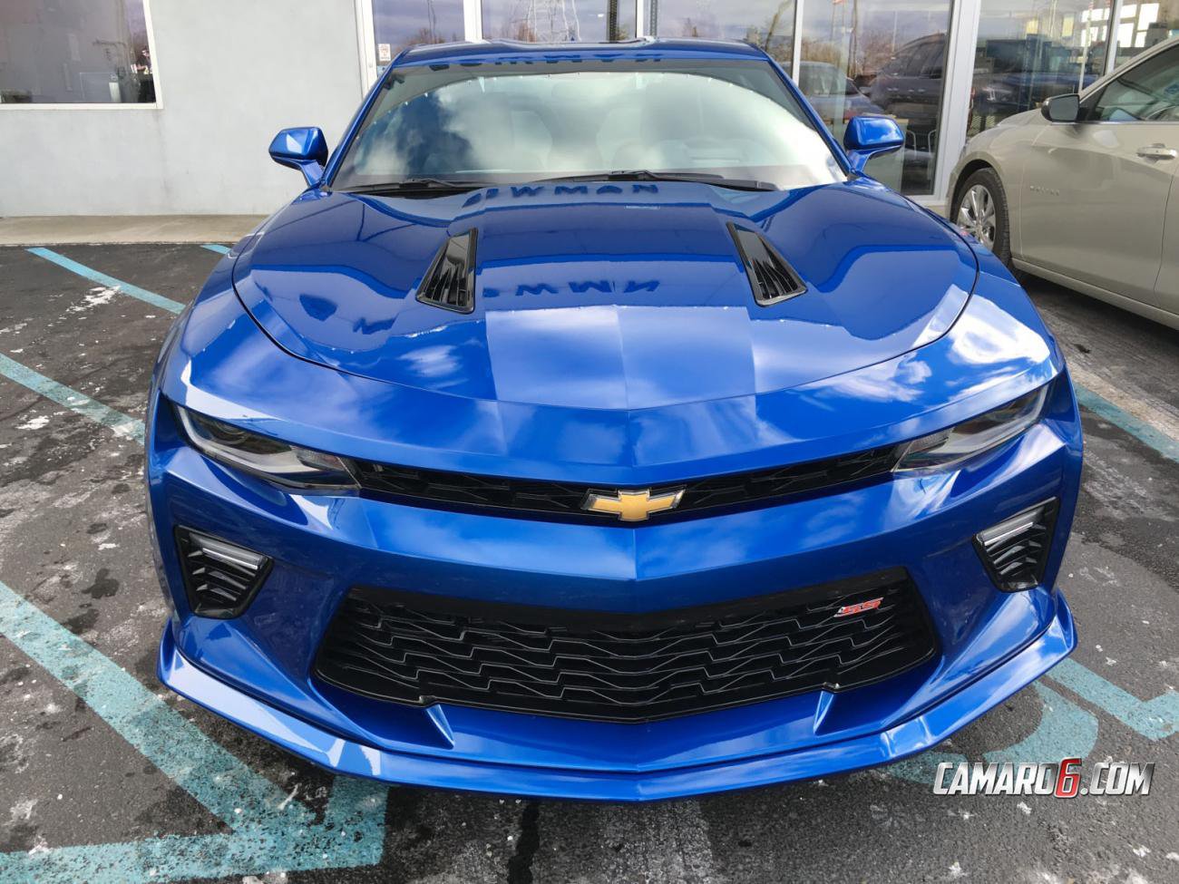 Chevrolet Camaro 2016 синяя